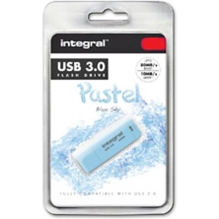 Integral 64GB Pastel USB3.0 64GB USB 3.0 Blauw USB flash drive