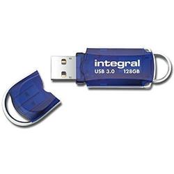   Courier 128GB USB 3.0 USB flash drive USB Type-A 3.0 (3.1 Gen 1) Blauw, Zilver