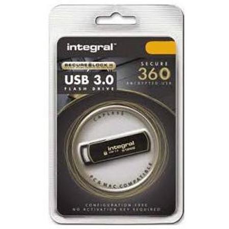 Integral INFD256GB360SEC3.0 USB flash drive 256 GB USB Type-A 3.2 Gen 1 (3.1 Gen 1) Zwart, Goud