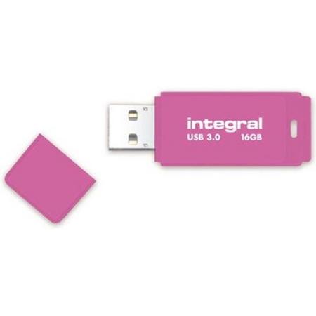 Integral Neon USB 3.0 16GB USB flash drive USB Type-A 3.2 Gen 1 (3.1 Gen 1) Roze