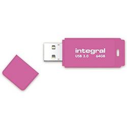   Neon USB 3.0 64GB USB flash drive USB Type-A 3.0 (3.1 Gen 1) Roze