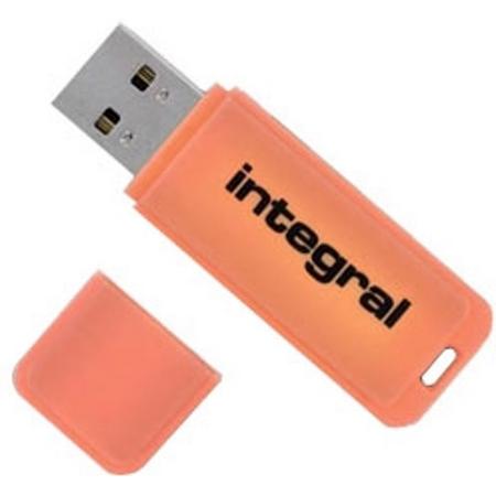 Integral Neon USB3.0 32GB 32GB USB 3.0 (3.1 Gen 1) USB-Type-A-aansluiting Oranje USB flash drive