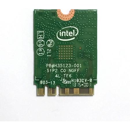 Intel Dual Band Wireless-AC 7265 WLAN / Bluetooth 867 Mbit/s Intern
