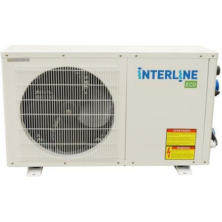 Interline Warmtepomp Eco 9,5 Kw 100 X 37 X 61 Cm Staal Grijs