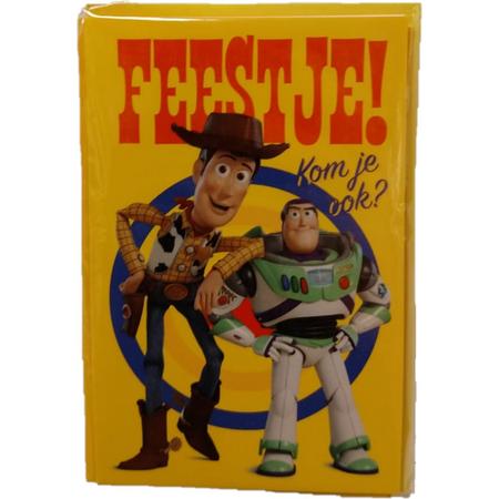 Interstat - Uitnodigingskaarten - Toy Story - Woody & Buzz Lightyear - 6st.