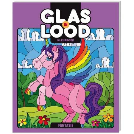 Kleurboek Glas in lood - Fantasie