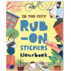 Kleurboeken met Rub-on-stickers - In the City