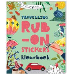 Kleurboeken met Rub-on-stickers - Travelling