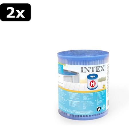 2x Intex Filter Cartridge H navulling