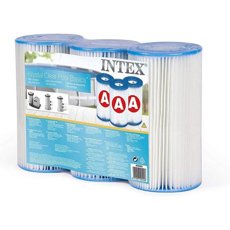 3x Intex zwembad filterpatroon A - Filtercartridge Type A -