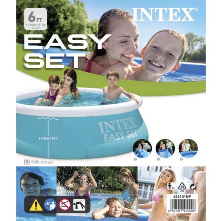 INTEX Easy Set Zwembad 183x51 cm 28101NP