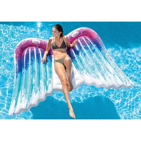 Intex - Angel Wings - 251 x 106 cm - Luchtbed - Opblaasbaar luchtmatras