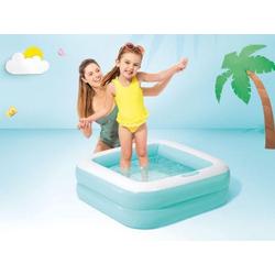 Intex - Kinder zwembad - Baby zwembad - Blauw - Vierkant - Comfortabel - Tot 3 jaar