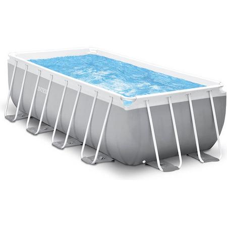Intex - Opzetzwembaden - Intex zwembad - Intex zwembad met frame - Grijs - 400 x 200 x 22 cm