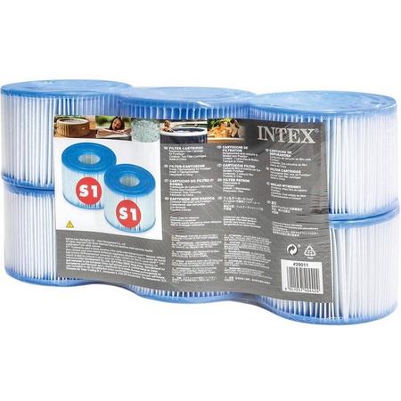 Intex 29011 Pure Spa Filter Cartridge S1 6 Stuks
