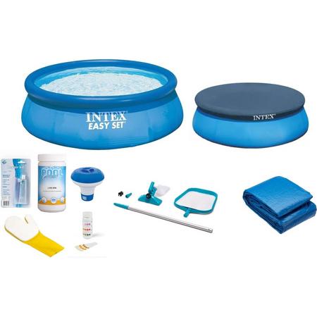 Intex Easy Set Rond Zwembad - 305 x 76 cm - Vanaf 6 jaar - Inclusief onderhoudsset