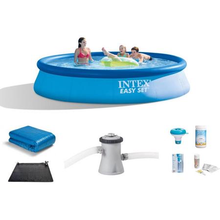 Intex Easy Set Rond Zwembad - 369 x 84 cm - Vanaf 6 jaar - Compleet pakket