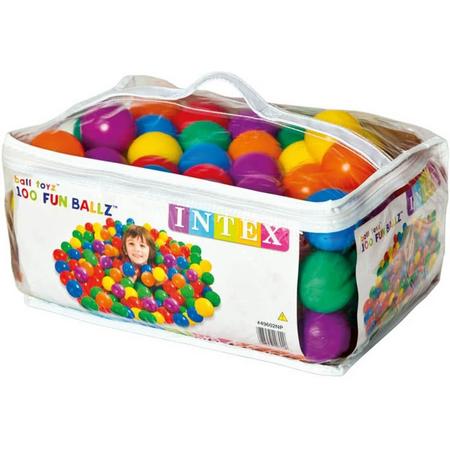 Intex Fun Ballz 100 Stuks 6.5 Cm Multicolor