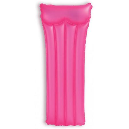 Intex Luchtbed Neon Frost 183 X 76 Cm Roze