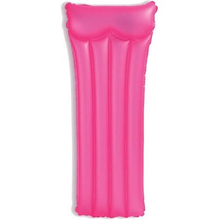 Intex Luchtbed Neon Frost Roze 183 X 76 Cm