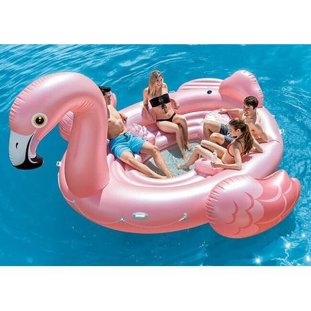 Intex Mega Flamingo Lounge-eiland max. 6 personen (met reparatiesetje)