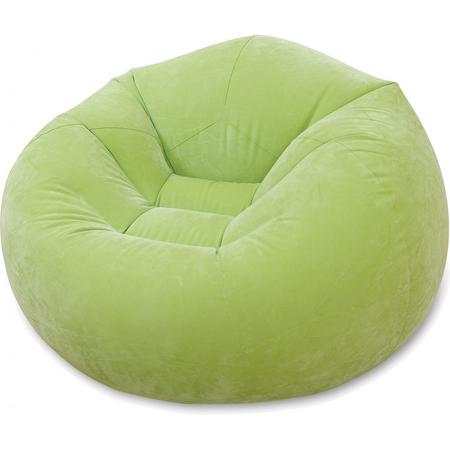 Intex Opblaasbare Loungestoel Groen 104 X 107 X 69 Cm