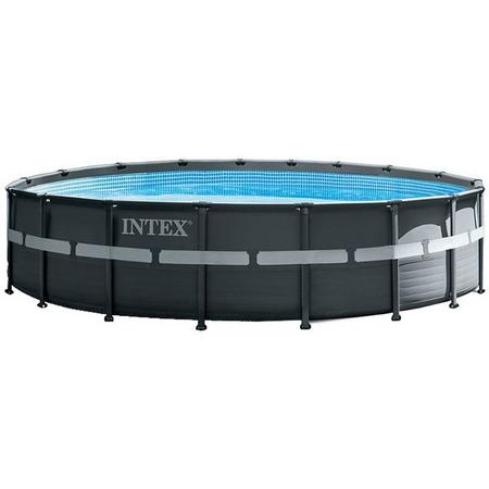 Intex Opzetzwembad Met Accessoires Ultra Xtr Frame 549 X 132 Cm Antraciet
