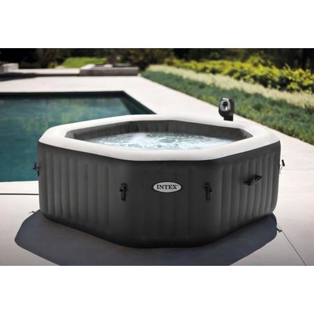 Intex PureSpa Jet & Bubble DeLuxe Jacuzzi 6-Persoons Set met Zoutwatersysteem - bubbelbad - whirlpool