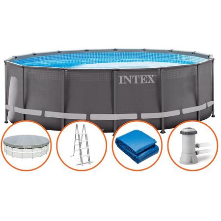 Intex Ultra Frame zwembad 427 x 107 (met reparatiesetje)