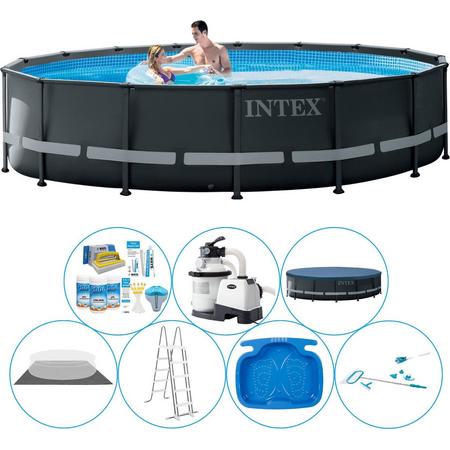 Intex Ultra XTR Frame Rond 488x122 cm - Zwembad Inclusief Accessoires