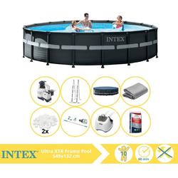   Ultra XTR Frame Zwembad - Opzetzwembad - 549x132 cm - Inclusief Filterbollen, Onderhoudsset, Zoutsysteem en Zout