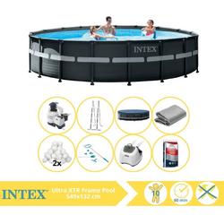  Ultra XTR Frame Zwembad - Opzetzwembad - 549x132 cm - Inclusief Filterbollen, Onderhoudsset, Zoutsysteem en Zout