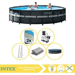   Ultra XTR Frame Zwembad - Opzetzwembad - 549x132 cm - Inclusief Onderhoudspakket en Filterzand