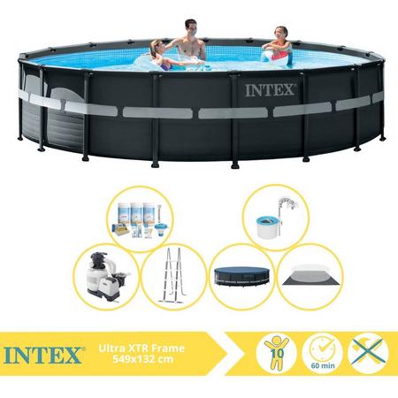 Intex Ultra XTR Frame Zwembad - Opzetzwembad - 549x132 cm - Inclusief Onderhoudspakket en Skimmer