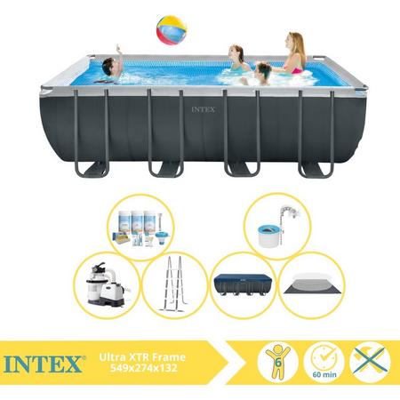 Intex Ultra XTR Frame Zwembad - Opzetzwembad - 549x274x132 cm - Inclusief Onderhoudspakket en Skimmer