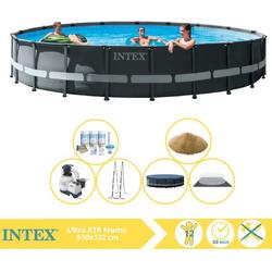   Ultra XTR Frame Zwembad - Opzetzwembad - 610x122 cm - Inclusief Onderhoudspakket en Filterzand