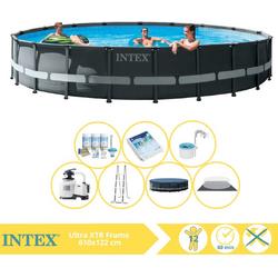   Ultra XTR Frame Zwembad - Opzetzwembad - 732x132 cm - Inclusief Onderhoudspakket, Glasparels en Skimmer