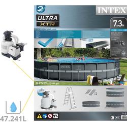   Ultra XTR Frame Zwembad - Opzetzwembad - 732x132 cm - Inclusief Onderhoudspakket en Filterbollen