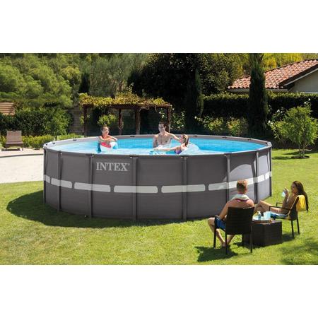 Intex Ultra frame pool - Opzetzwembad met filterpomp en acc. -  488x122cm