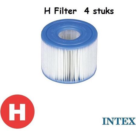 Intex Zwembad Filtercartridge Type H - 29007 - 4 stuks