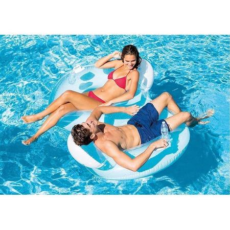 Intex double pillow-back lounge 198x117cm - zwembadstoel