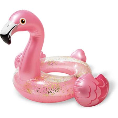 Intex glitter Flamingo zwemband - roze -  99 x 89 x 71 centimeter