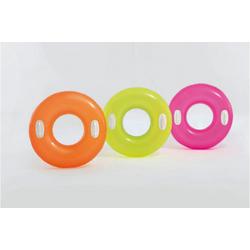   neon zwemband met handvat - 76 centimeter - 3 kleuren