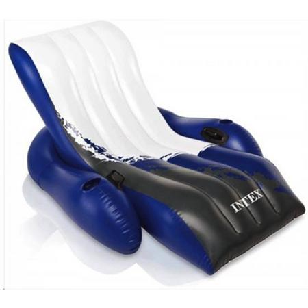 Intex opblaas lounge stoel 180x135 centimeter