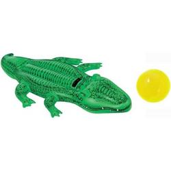   opblaasbare krokodil 175 cm met gratis strandbal - Buitenspeelgoed waterspeelgoed - Opblaasdieren ride-ons
