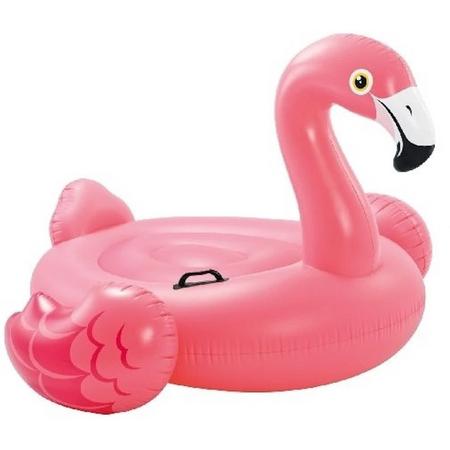Intex opblaasbare ride on flamingo 142 cm