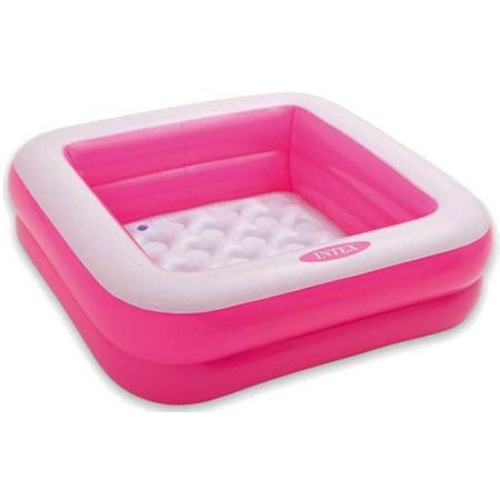 Intex opblaaszwembad Play Box 85 x 85 x 23 cm roze