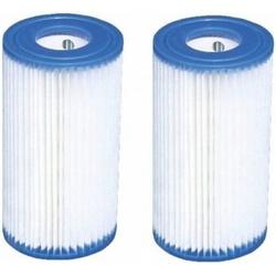   zwembad filters 2 stuks -   type A pomp - vervangingsfilters