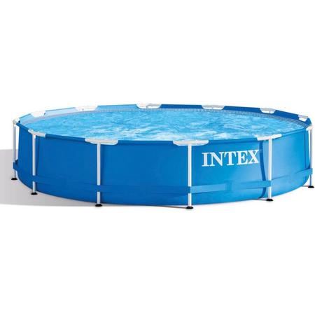 Intex zwembad metalen frame 366x76 cm