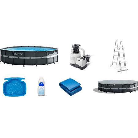 Intex zwembad voordeelpakket: Ultra XTR Frame Pool 549 x 132 cm